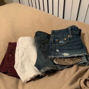 American Eagle Jean Shorts Size 0